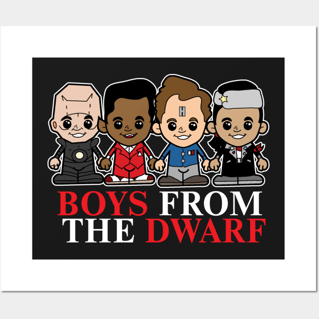 Boys from the Dwarf Wall Art by TopNotchy